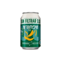 Cerveza EL AGUILA sin filtrar 0,0 sin gluten lata 33 cl