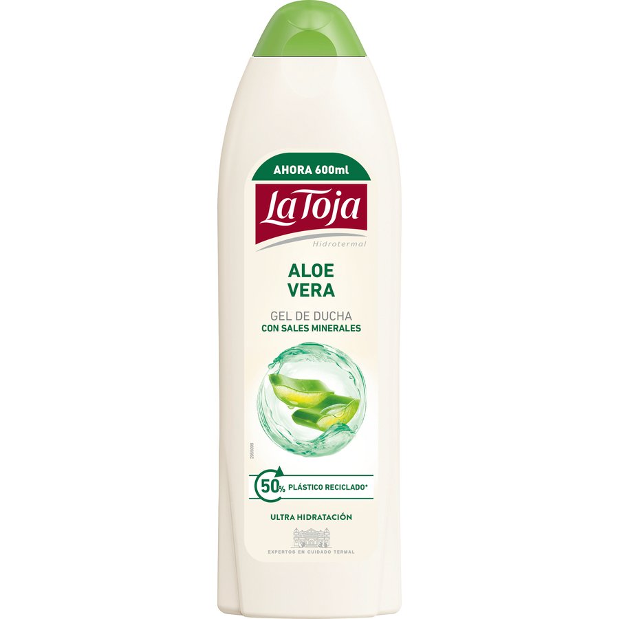 Gel de ducha LA TOJA aloe vera 600 ml