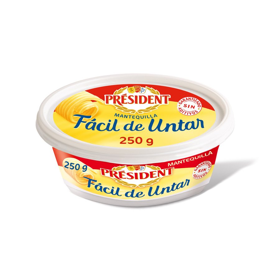 Mantequilla fácil untar PRESIDENT 250 g