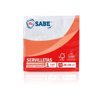 Servilletas blancas 30x30 cm. IFA SABE 70 unidades