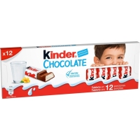 Barritas chocolate KINDER 12 unidades 150 g
