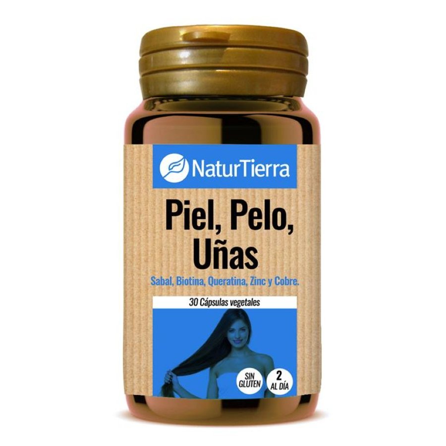 Piel,pelo y uñas NATURTIERRA 30 cápsulas