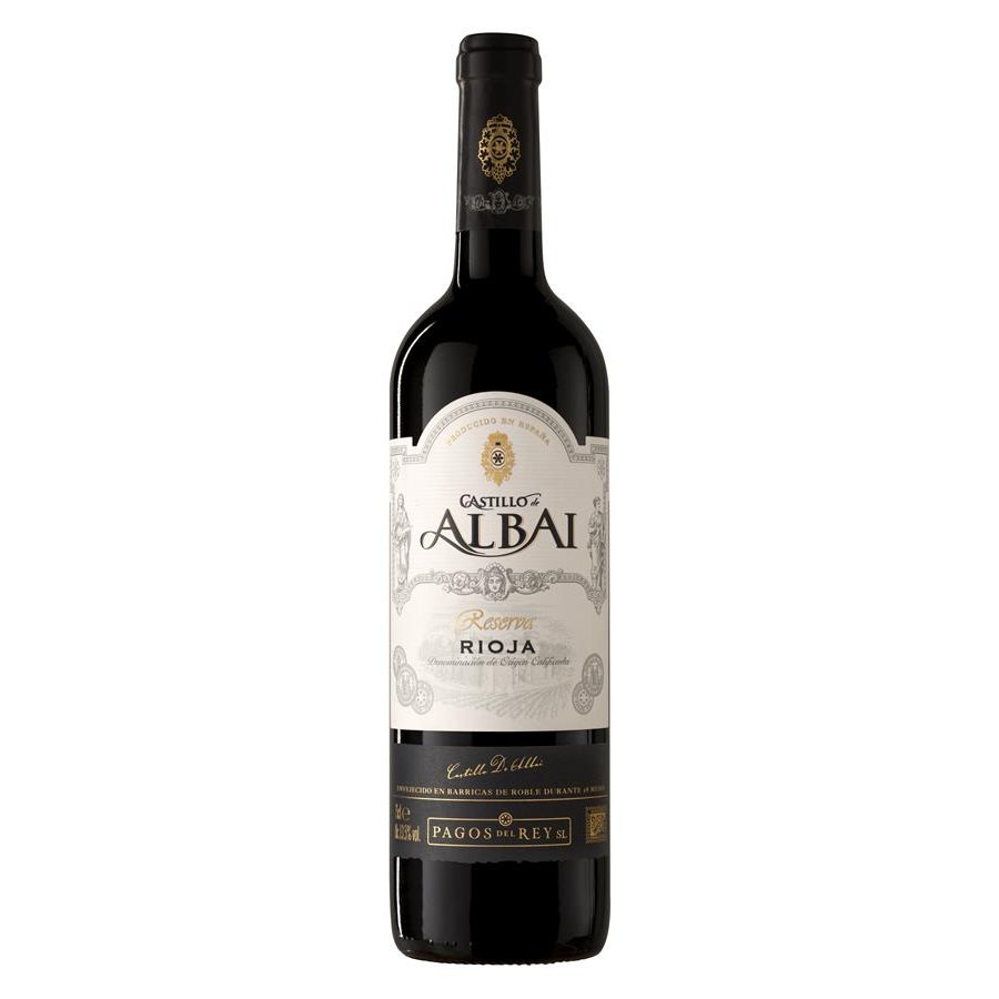 Vino tinto D.O.Ca.Rioja CASTILLO DE ALBAI Reserva botella 75 cl