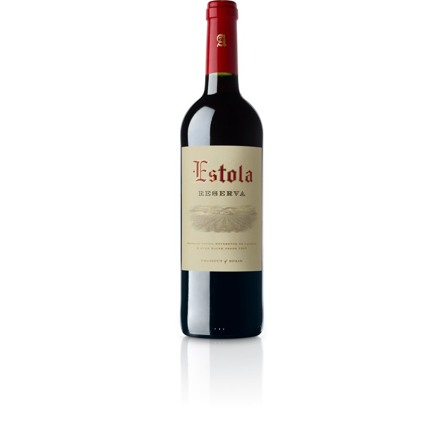Vino tinto D.O.La Mancha ESTOLA Reserva botella 75 cl