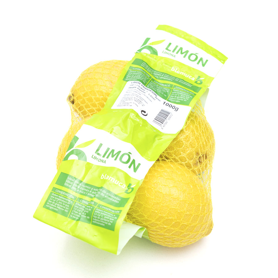 Limón categoría 1ª calibre (68/78mm) malla 1 kg