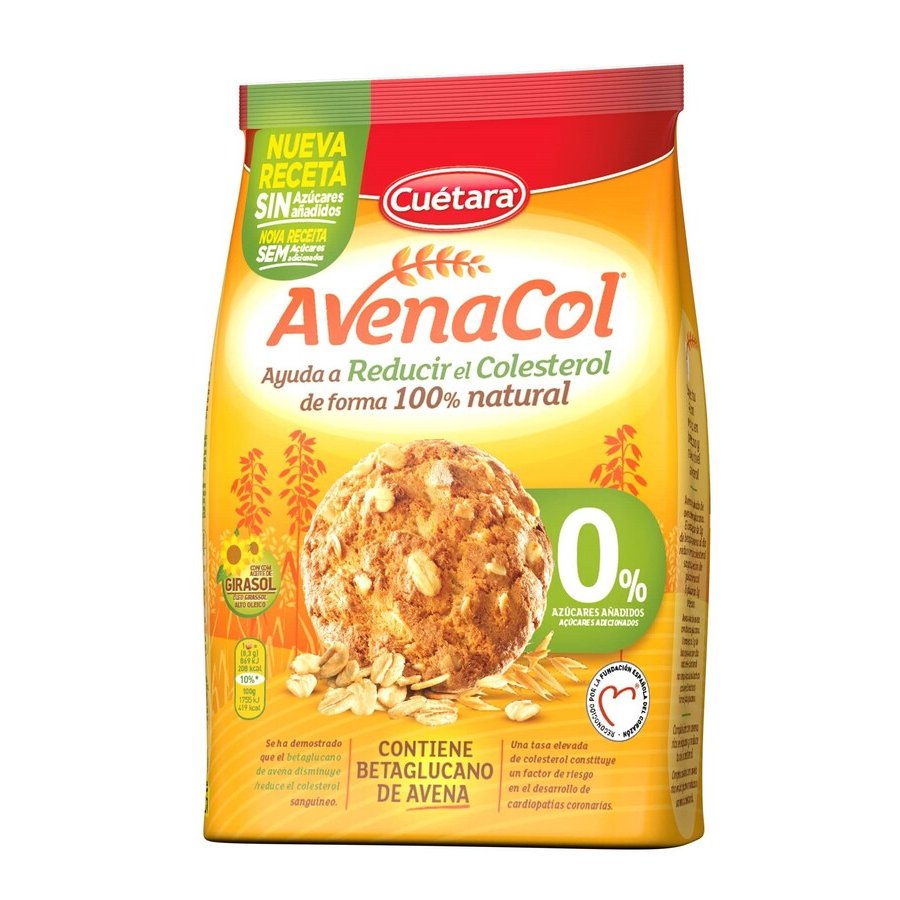 Galletas CUETARA Avenacol rústica 0% 250 g