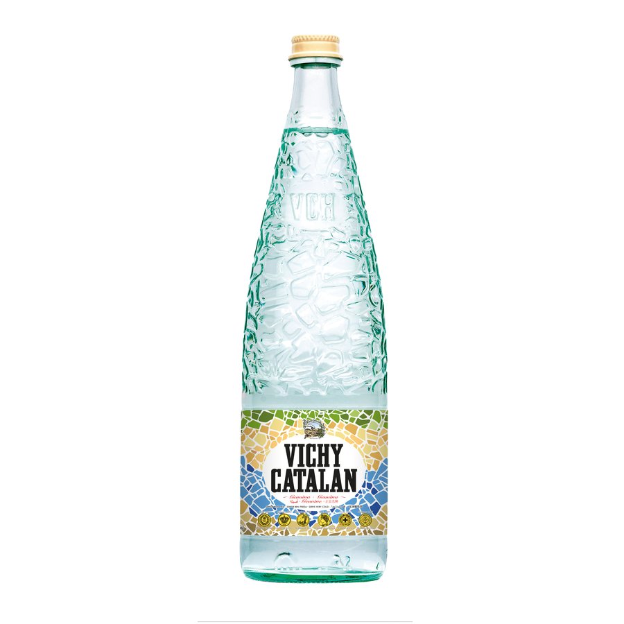 Agua con gas VICHY CATALAN botella 1 l