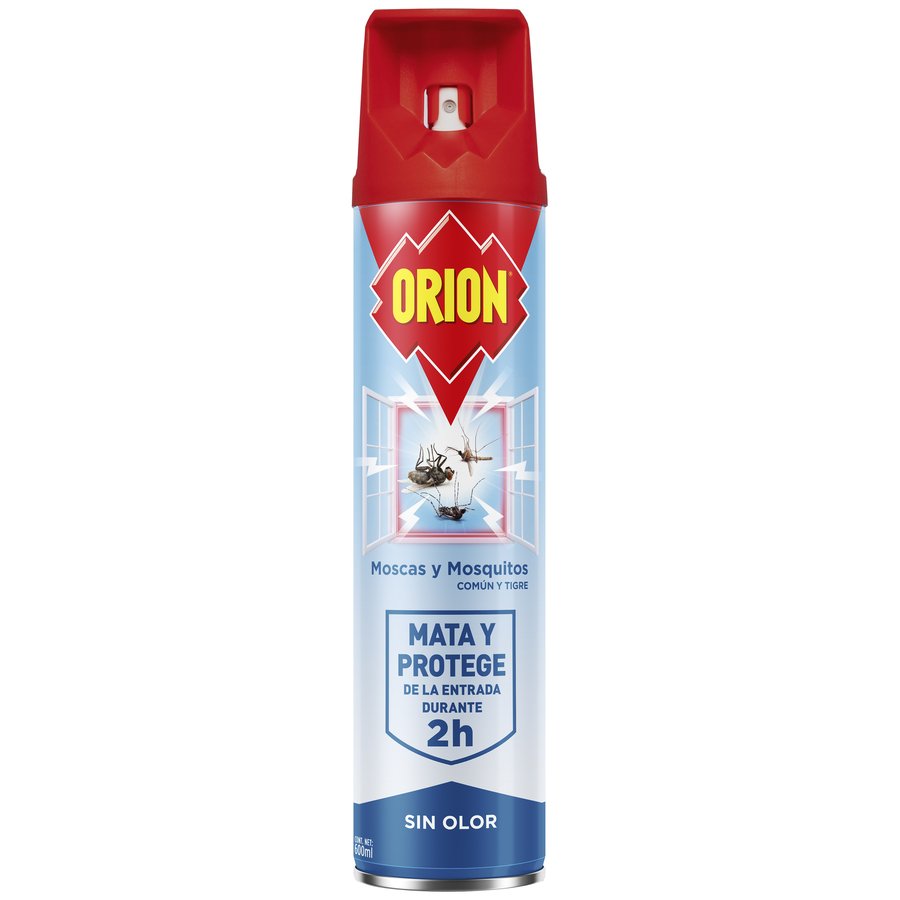 Insecticida ORION 2en1 moscas-mosquitos sin olor spray 600 ml