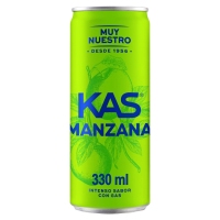 Refresco manzana KAS lata 33 cl
