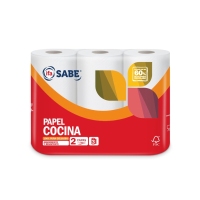 Papel cociña IFA SABE 2 capas 3 rolos