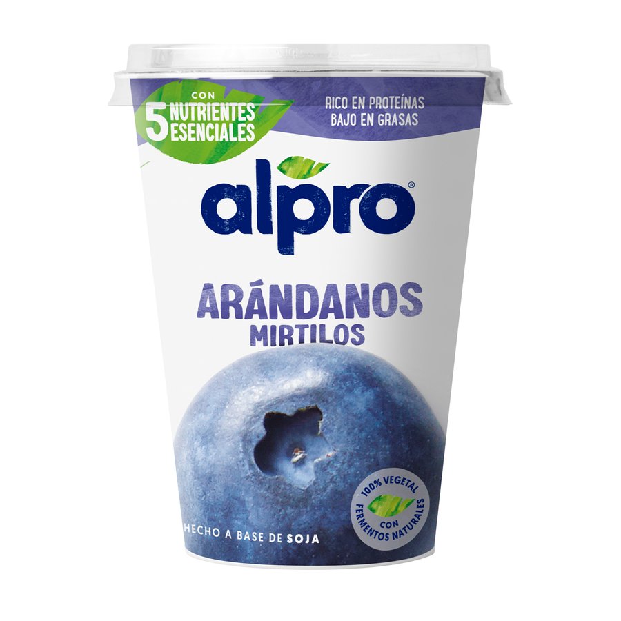 Preparado de soja ALPRO arándanos 400 g