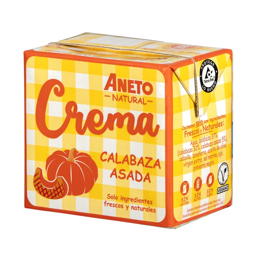 Crema calabaza asada ANETO 500 ml