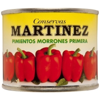 Pimientos morrones MARTINEZ lata 125 g pne.