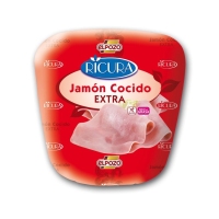 Jamón cocido extra bajo en grasa ELPOZO Ricura kilo