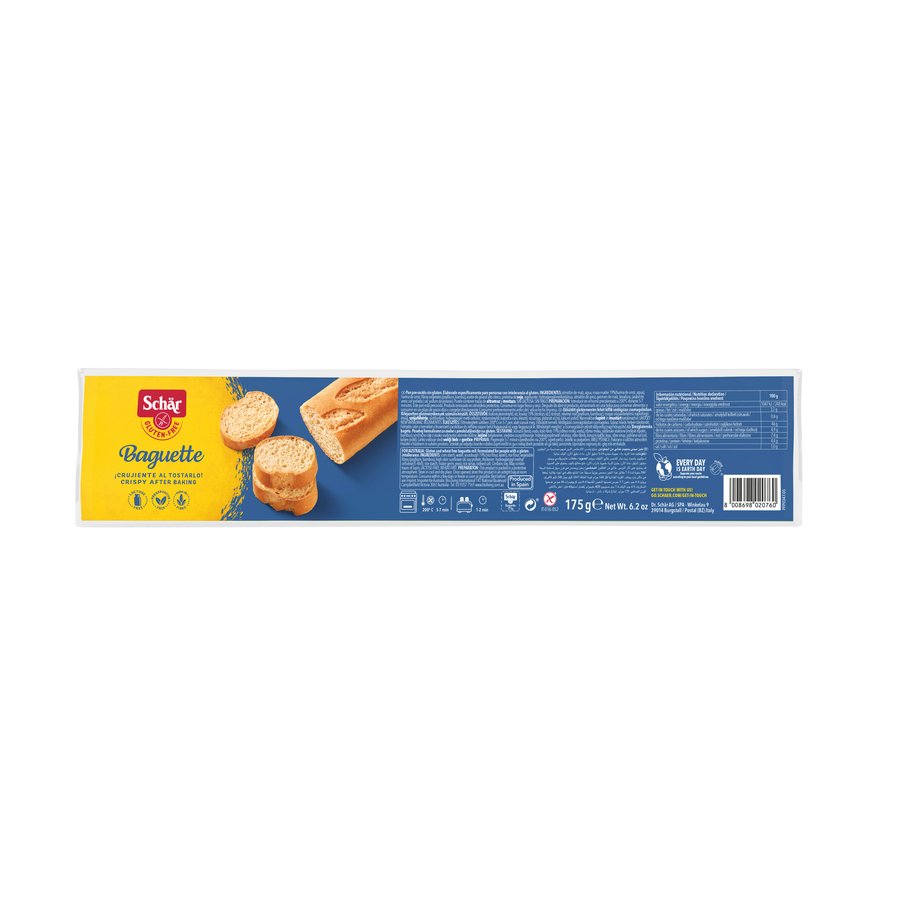 Baguette sin gluten SCHAR 175 g