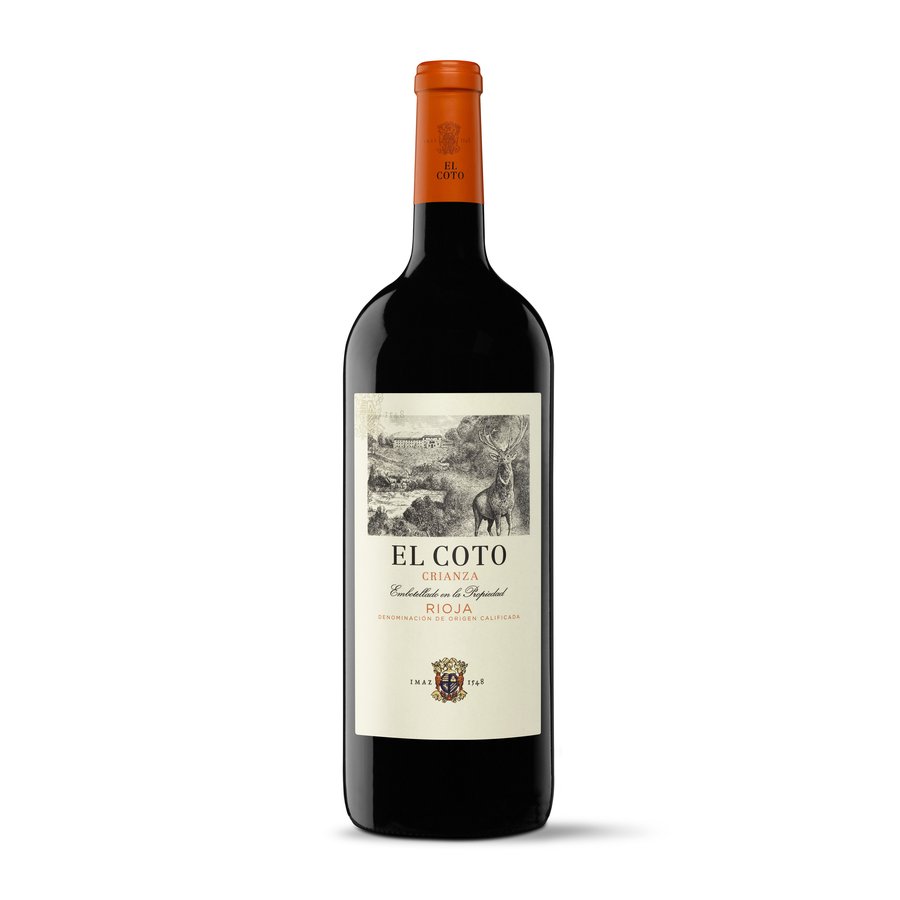 Vino tinto D.O.Ca.Rioja EL COTO Crianza botella magnum 1,5 l