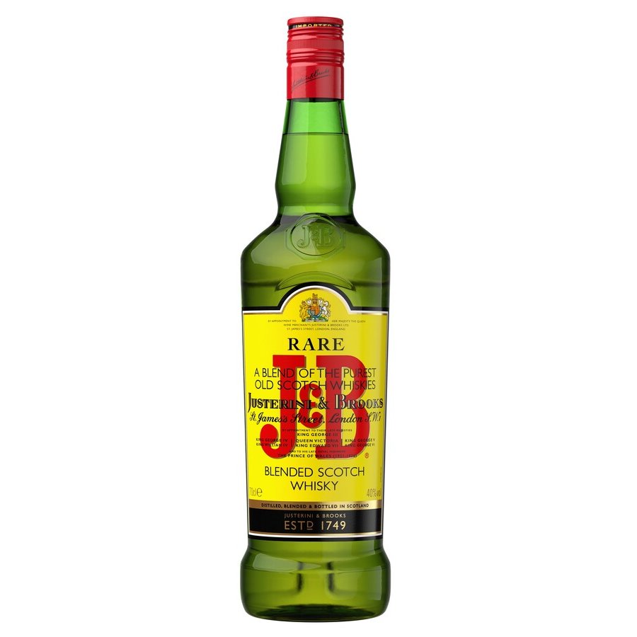 Whisky escocés J&B Rare botella 70 cl