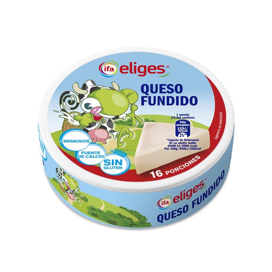 Queso fundido IFA ELIGES 16 porciones 250 g