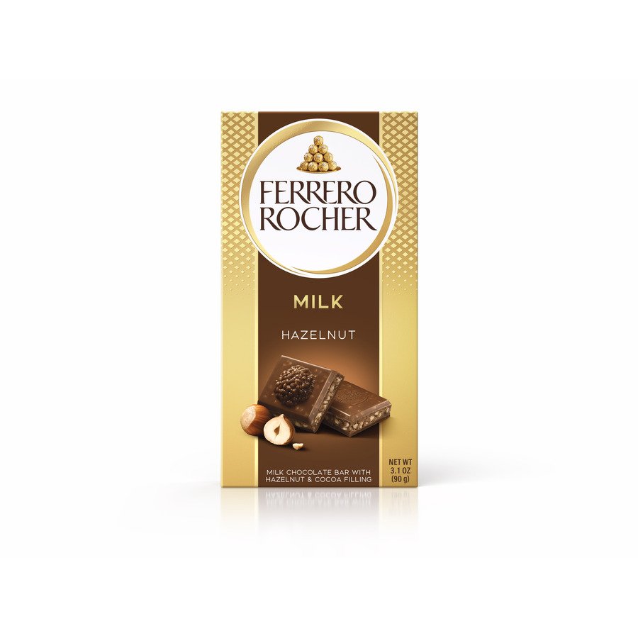 Chocolate con leche FERRERO ROCHER original tableta 90 g