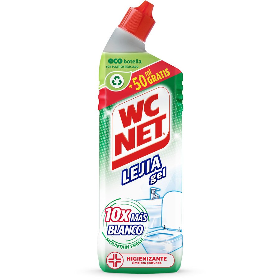Limpia baño WC NET lejía gel Mountain Fresh 750 ml
