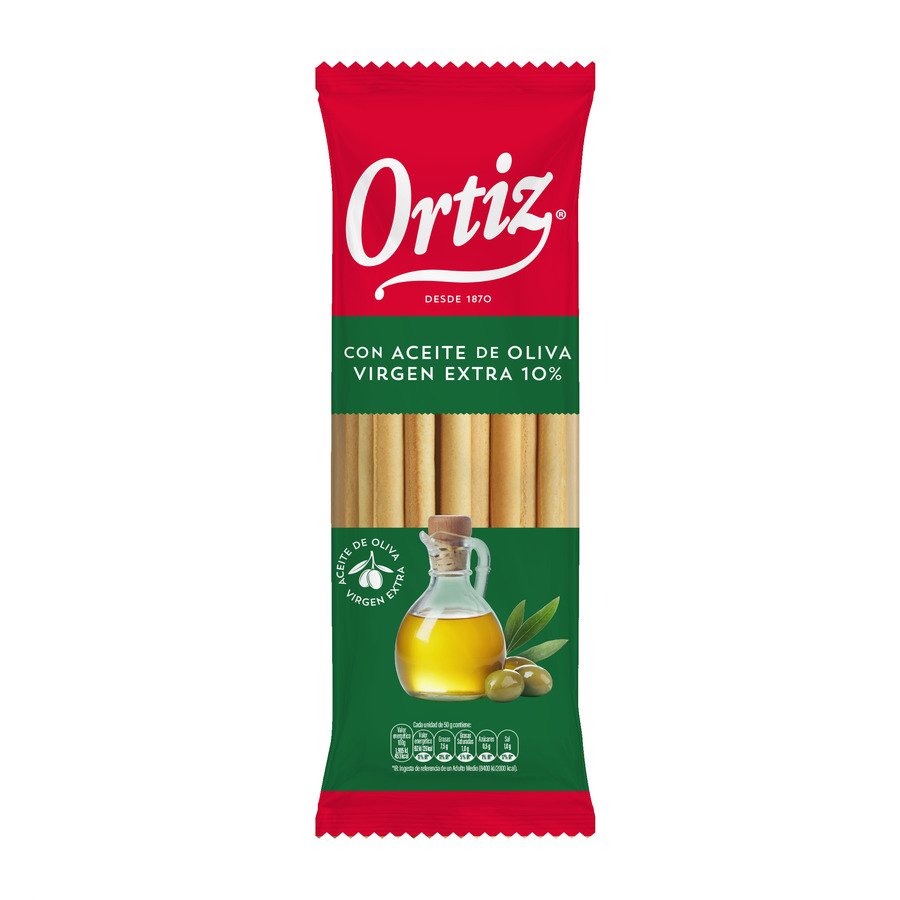 Palitos ORTIZ en aceite de oliva bolsa 50 g