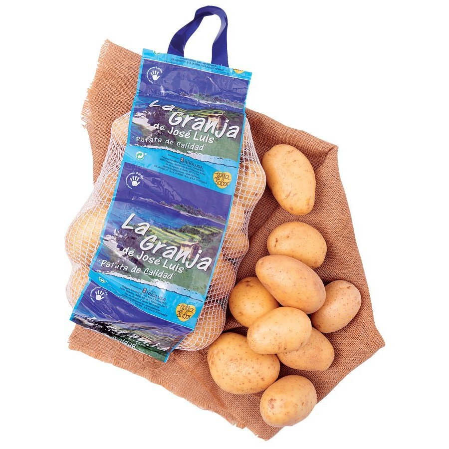 Patata Monalisa categoría 1ª calibre 45/80mm freir-cocer malla 4 kg
