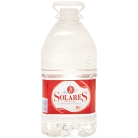 Auga sen gas SOLARES garrafa 5 l