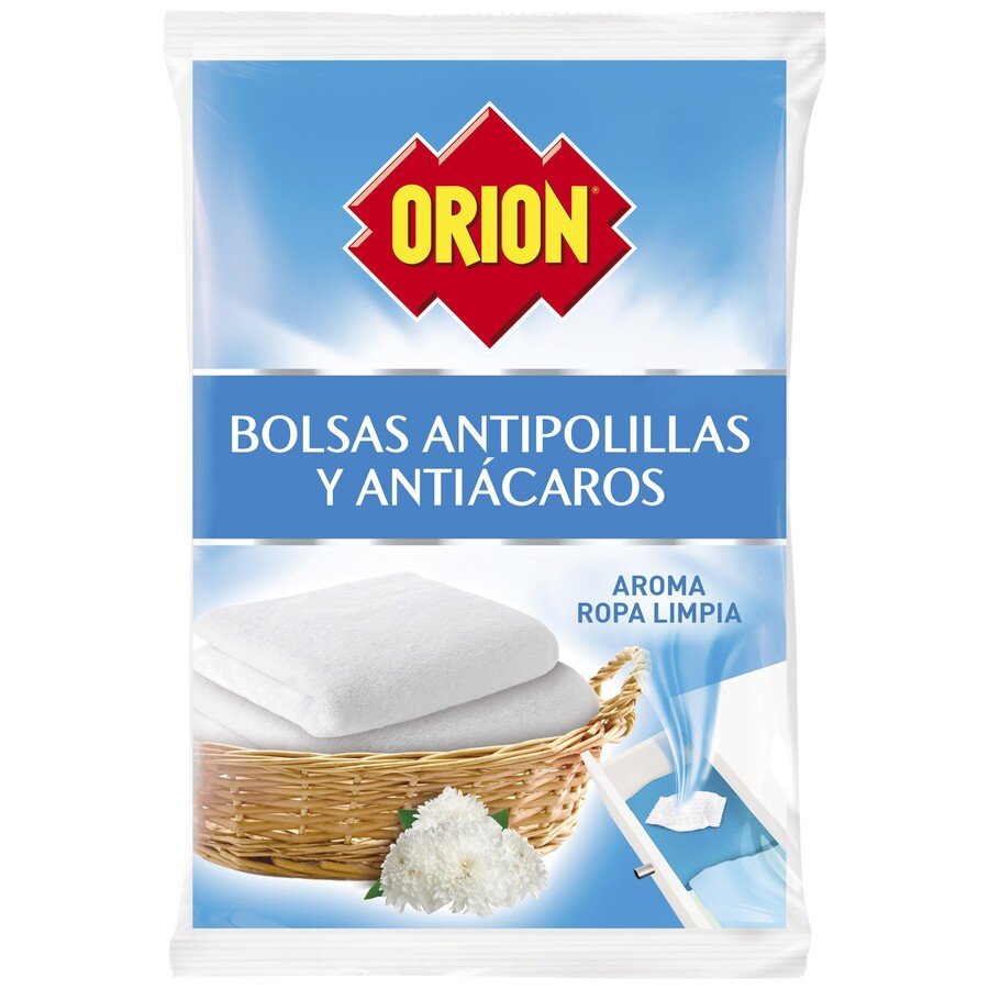 Antipolillas ORION bolsas ropa limpia