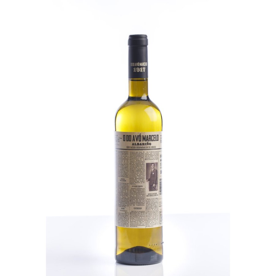 Vino blanco D.O.Rías Baixas O DO AVO MARCELO botella 75 cl
