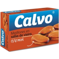 Mejillones CALVO en salsa de vieira 115 g pn