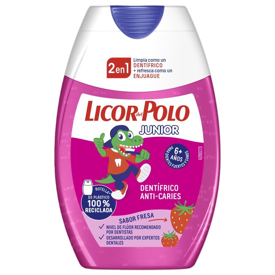 Dentífrico LICOR DEL POLO 2en1 junior +6 años 75 ml