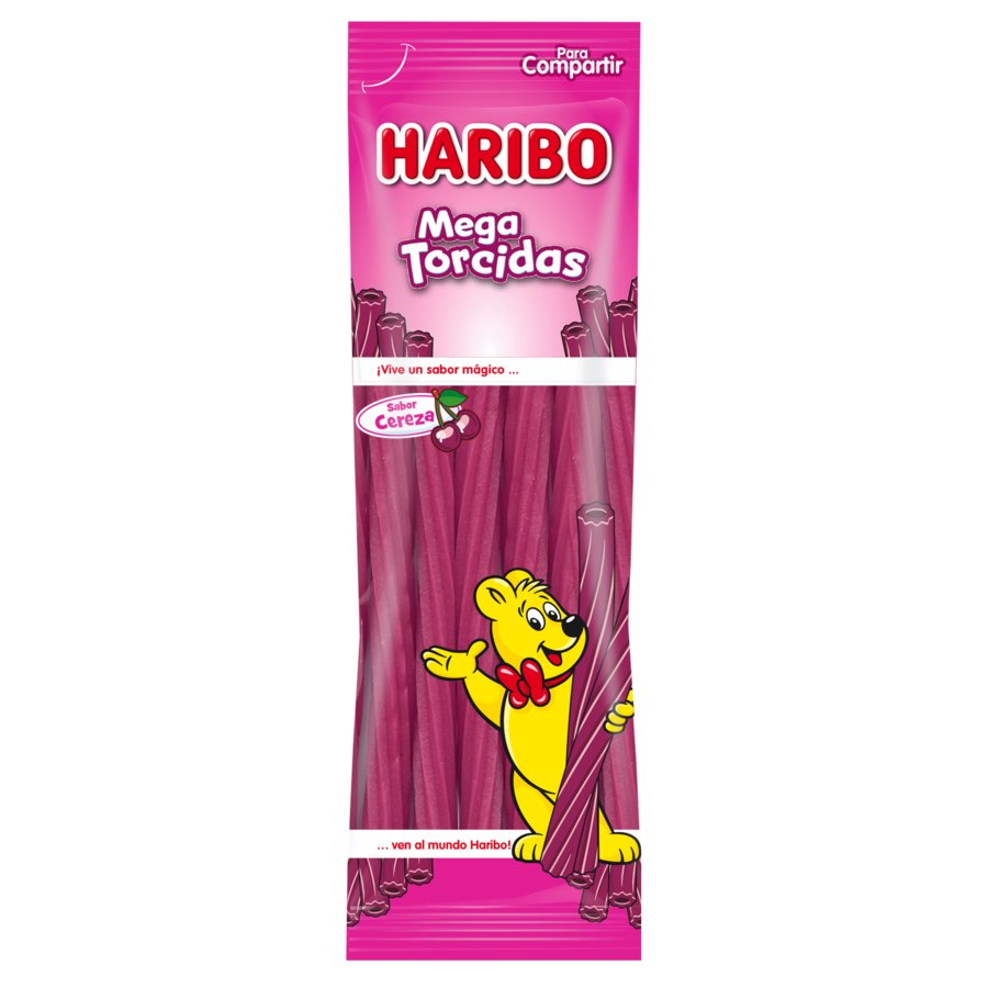 Regaliz cereza HARIBO Mega Torcida bolsa 200 g