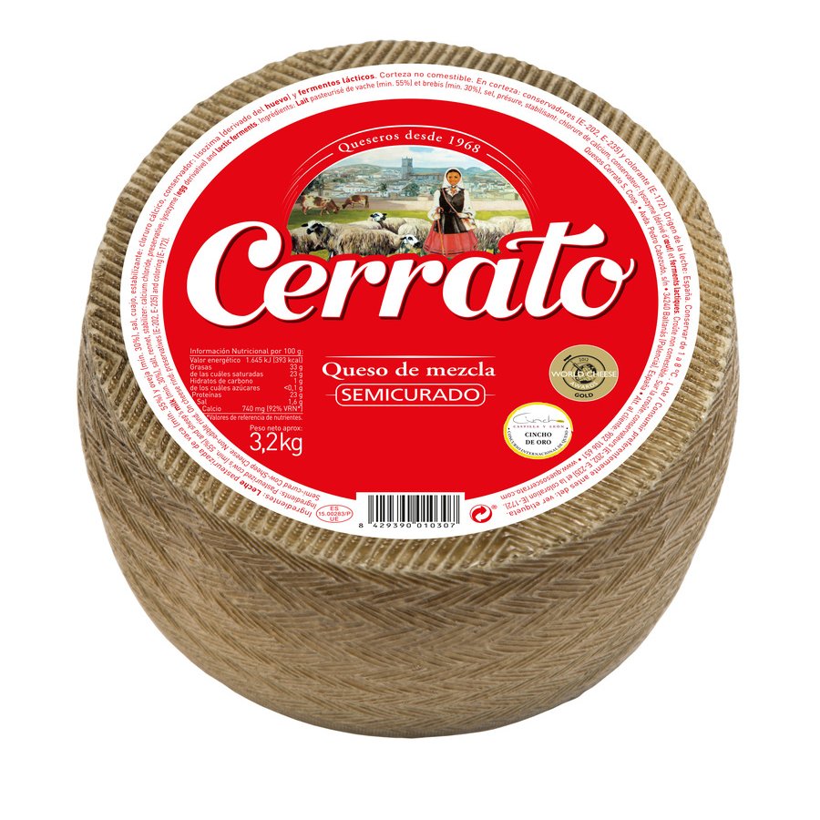 Queso CERRATO semicurado kilo