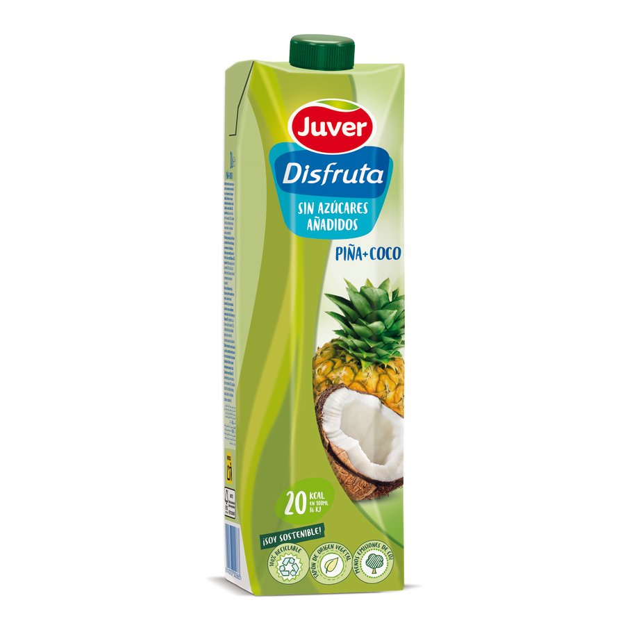 Néctar piña-coco JUVER Disfruta brik 1 l