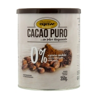 Cacao puro CHOCOLATE EXPRESS 0% azucre engadido lata 350 g