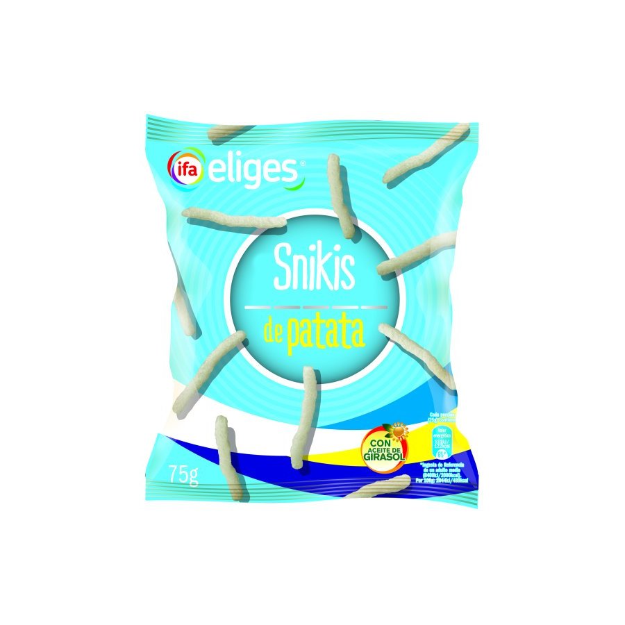 Snikis de patata IFA ELIGES bolsa 75 g