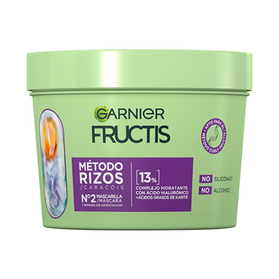 Mascarilla FRUCTIS método rizos Nº2 400 ml