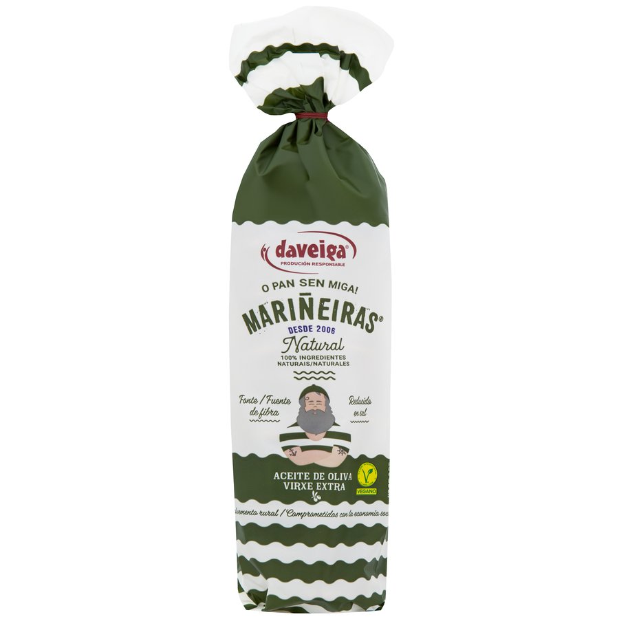 Galletas MARIÑEIRAS DAVEIGA aceite oliva virgen extra 200 g