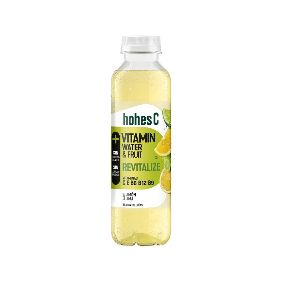 Bebida refrescante HOHES C Vitamin Water & Fruit Revitalize pet 50 cl