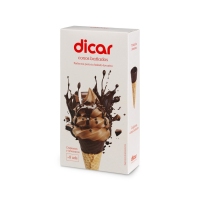 Conos de barquillo DICAR bañados chocolate 8 unidades 125 g