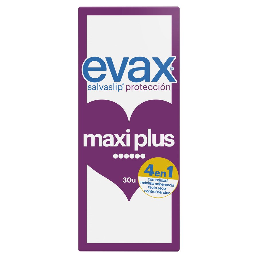 Salvaslip EVAX maxiplus 30 unidades