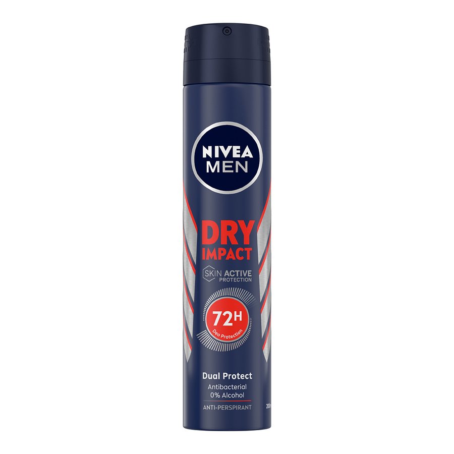 Imagen de Desodorante NIVEA men Dry Impact spray 200 ml