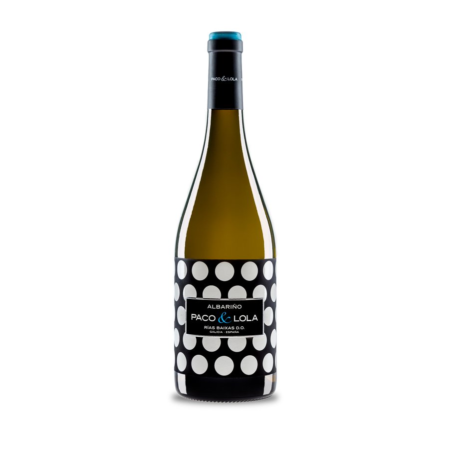 Vino blanco D.O.Rías Baixas PACO & LOLA albariño botella 75 cl