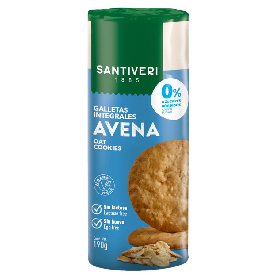 Galletas avena SANTIVERI 190 g