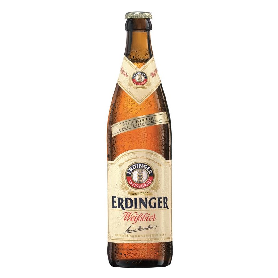 Cerveza alemana ERDINGER WEIBBIER botella 50 cl