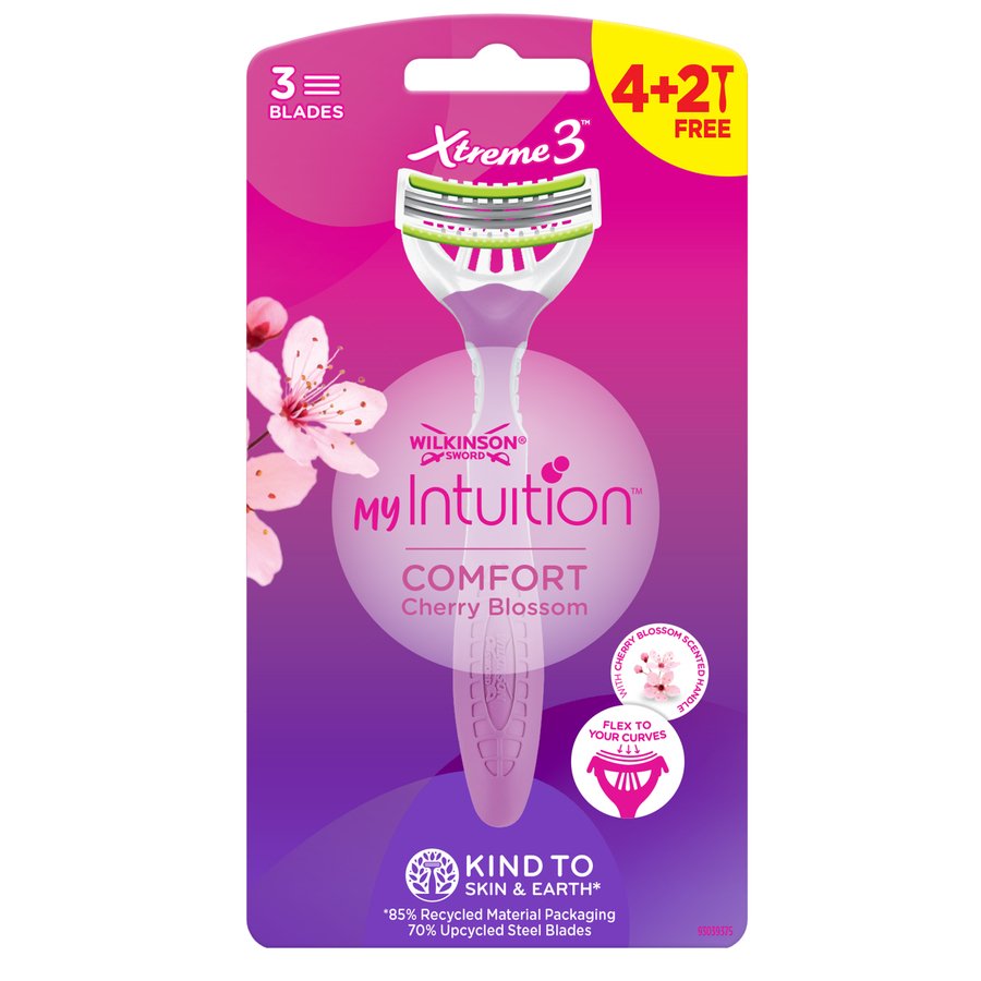 Maquinilla desechable WILKINSON Xtreme3 Intuition 3 hojas 4 unidades
