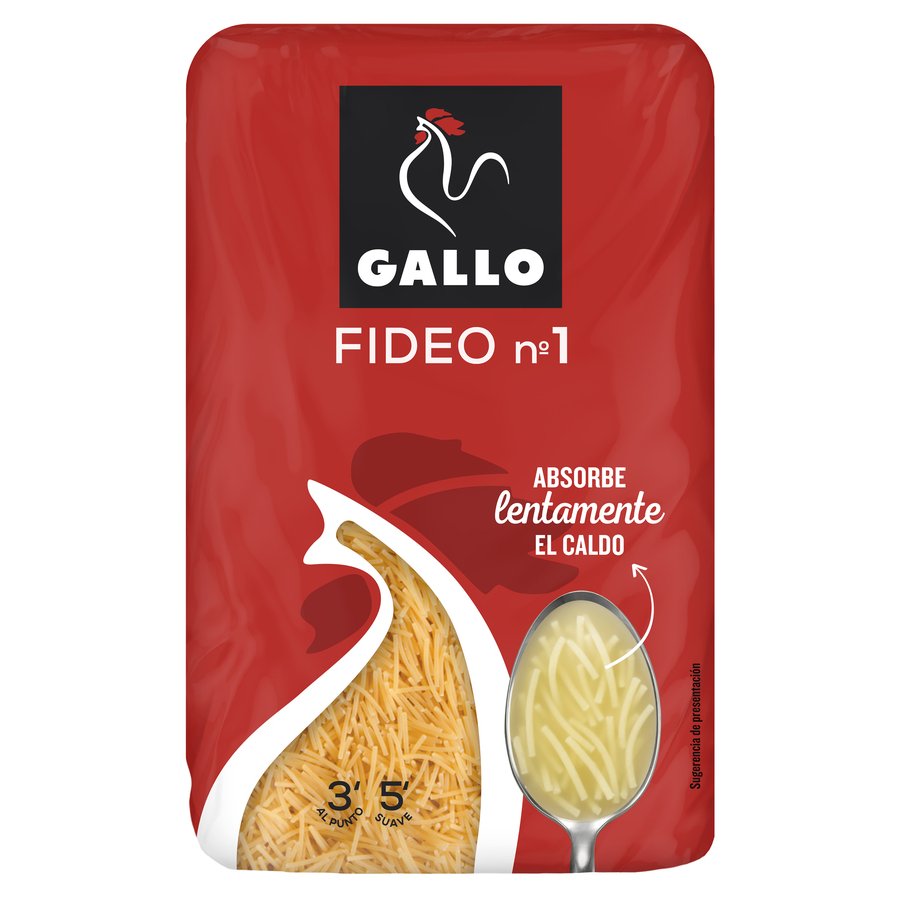Fideo nº1 GALLO 450 g