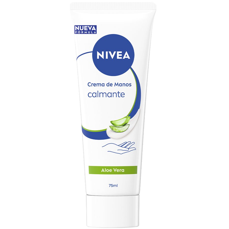 Crema manos NIVEA calmante aloe vera tubo 75 ml