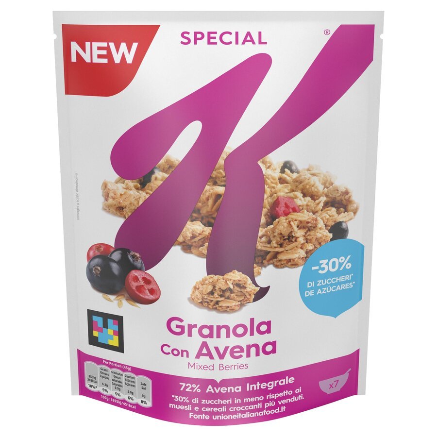 Granola con avena KELLOGGS Special K frutos rojos 320 g