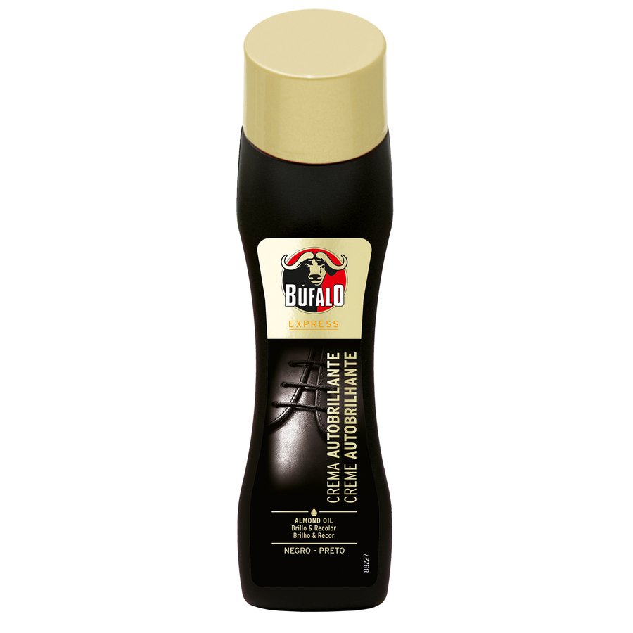 Limpia calzado BUFALO crema negro aplicador 50 ml